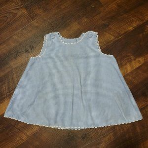 Amanda Remembered Blue Gingham Top